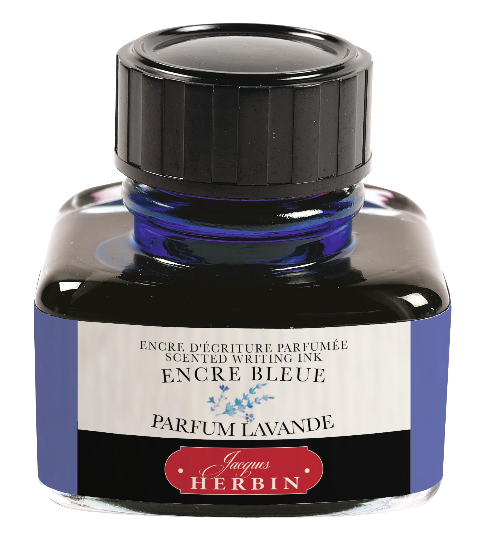 フランス製花柄のインク入れ Amazon.com : Herbin Georges Lalo 13710T Scented Ink Lavender, 30